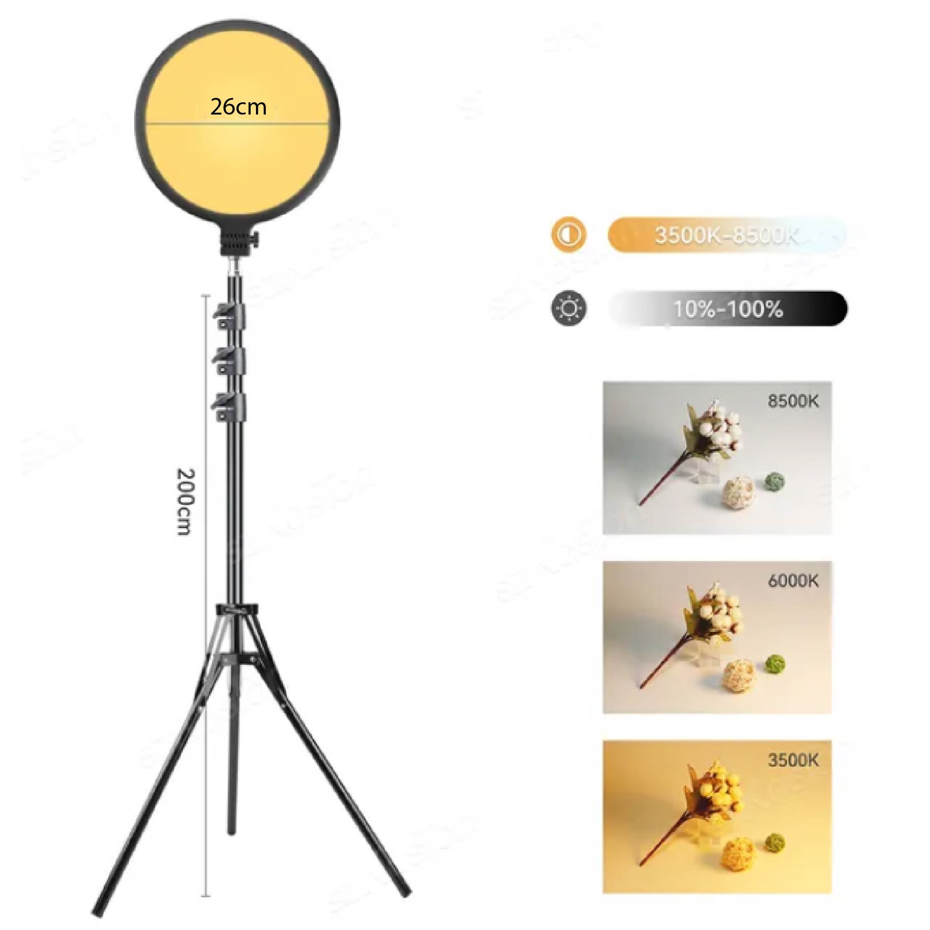 Miniatura 5 de Panel Luz Led Fotográfia Con Tripode